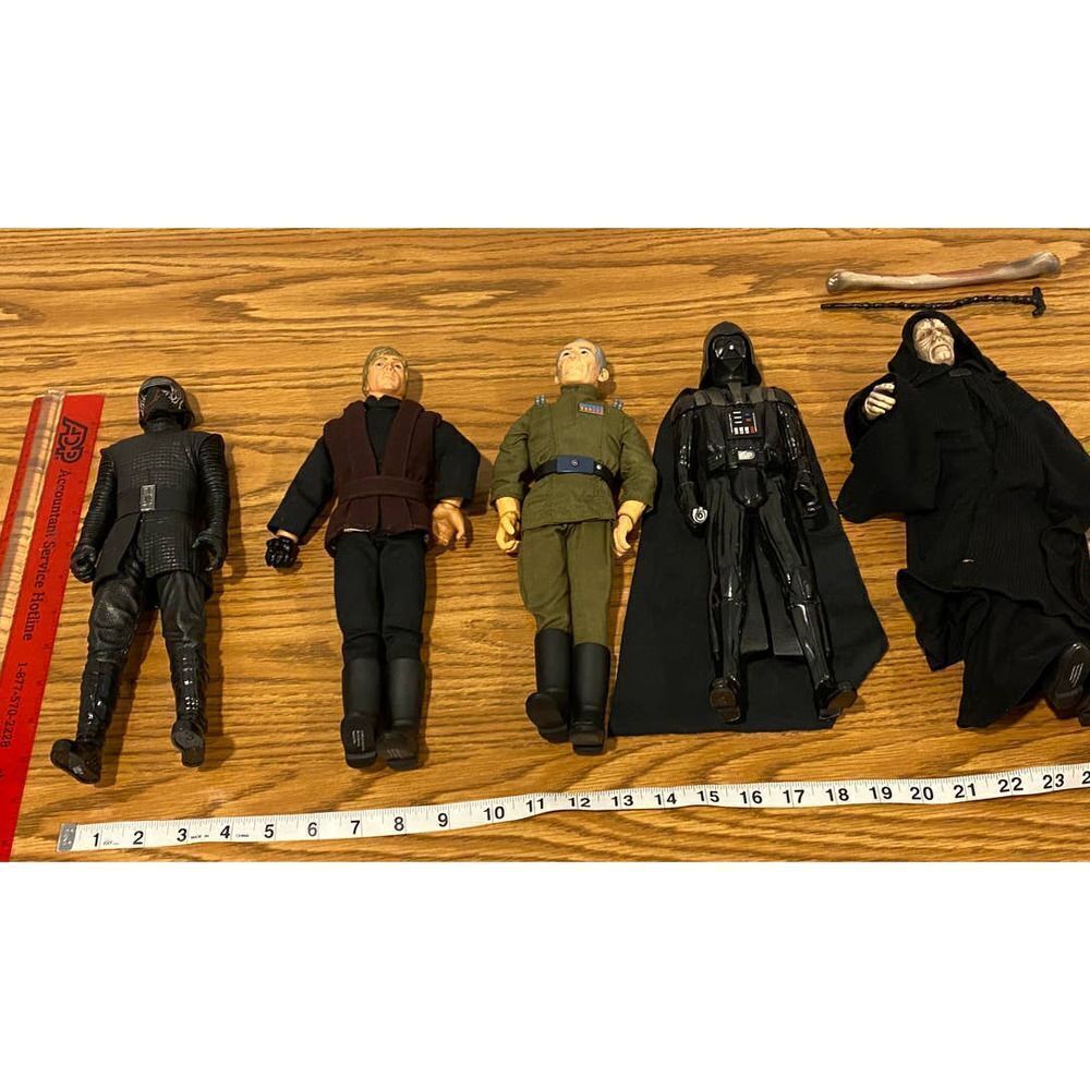 Lot of Vintage Star Wars Action Figures 12" Sheev Palpatine Grand Moff Tarkin